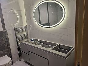 Modern Görünümlü Banyo Dekorasyonu